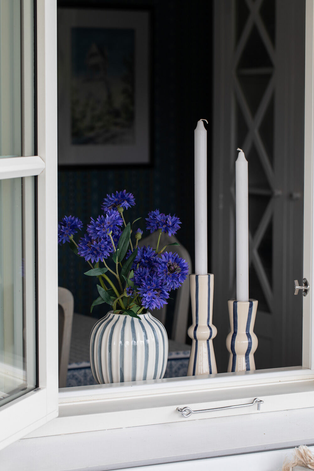 Alba lysestake og vase
